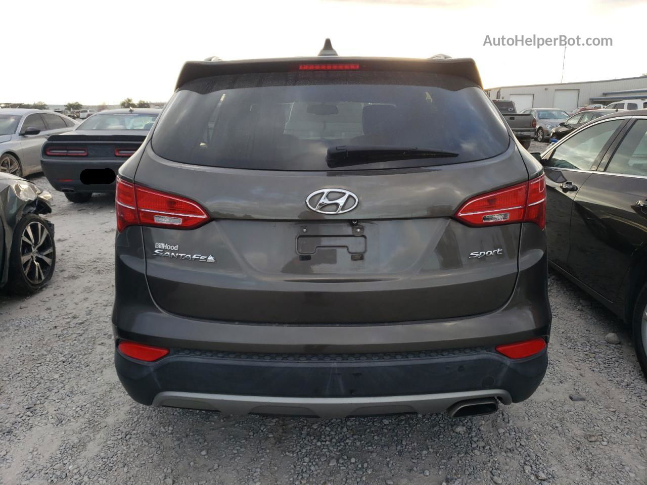 2013 Hyundai Santa Fe Sport  Серый vin: 5XYZU3LB8DG025321