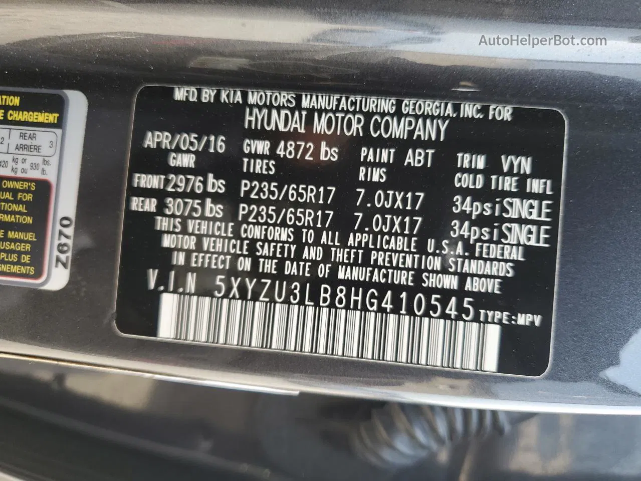 Price & History 2017 Hyundai Santa Fe Sport 2.4l 4 vin Price & History 2017 Hyundai Santa Fe Sport 2.4l 4 vin
