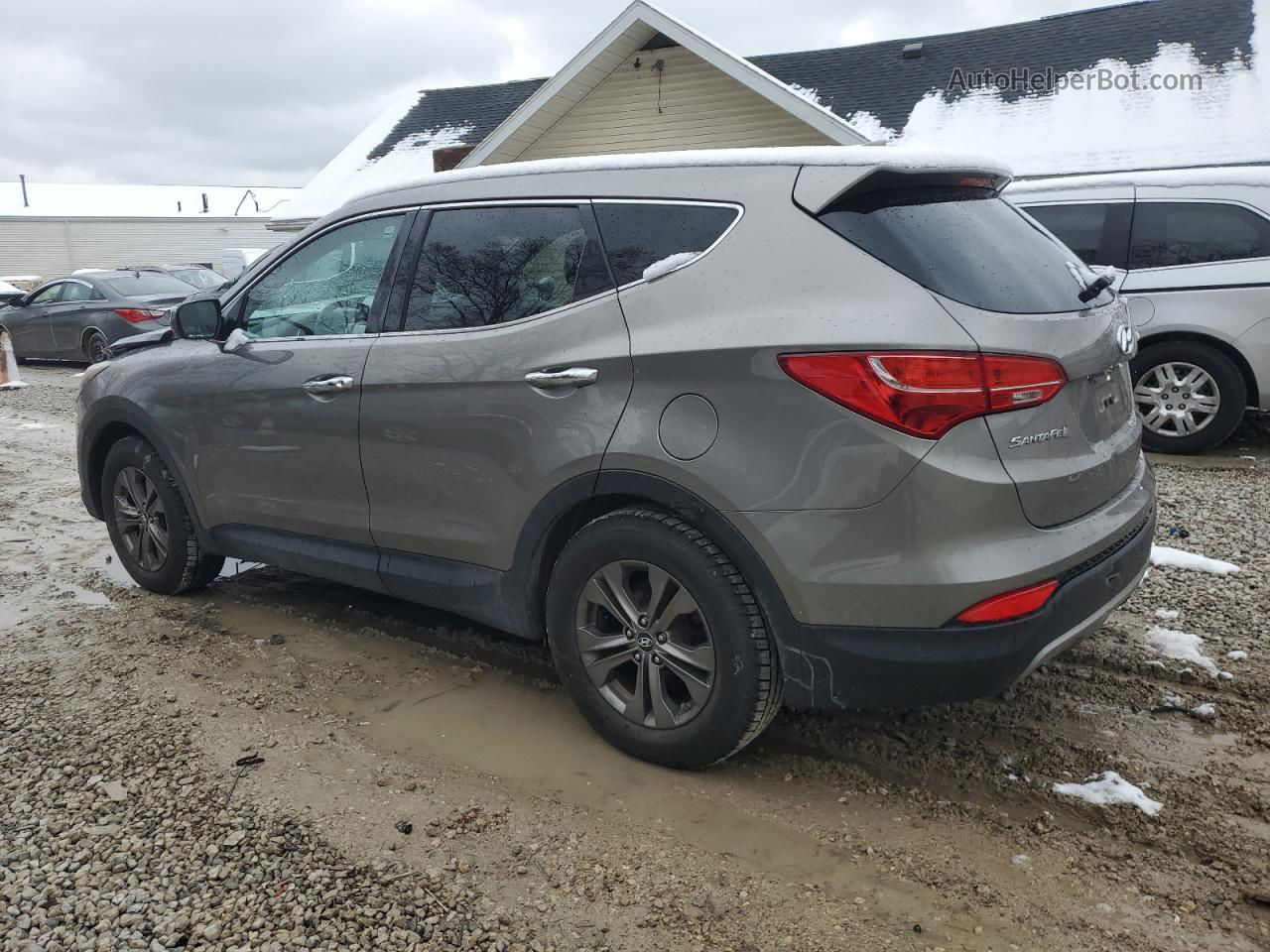 2013 Hyundai Santa Fe Sport  Gray vin: 5XYZU3LB9DG001903