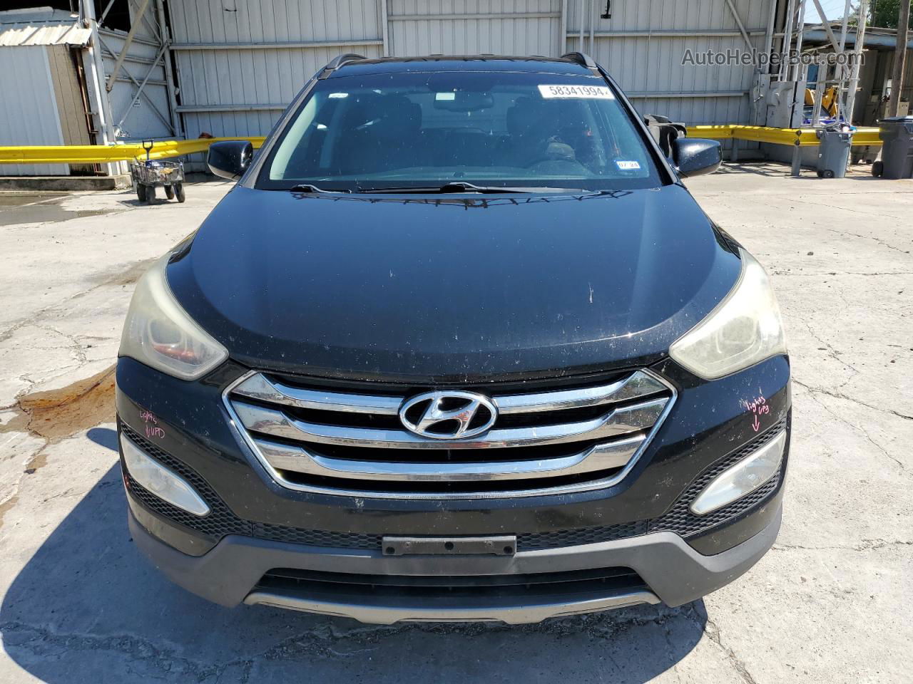 2013 Hyundai Santa Fe Sport  Black vin: 5XYZU3LB9DG094163