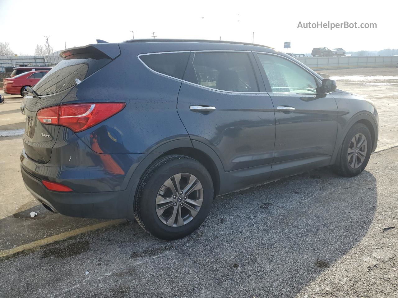 2013 Hyundai Santa Fe Sport  Blue vin: 5XYZU3LB9DG096740