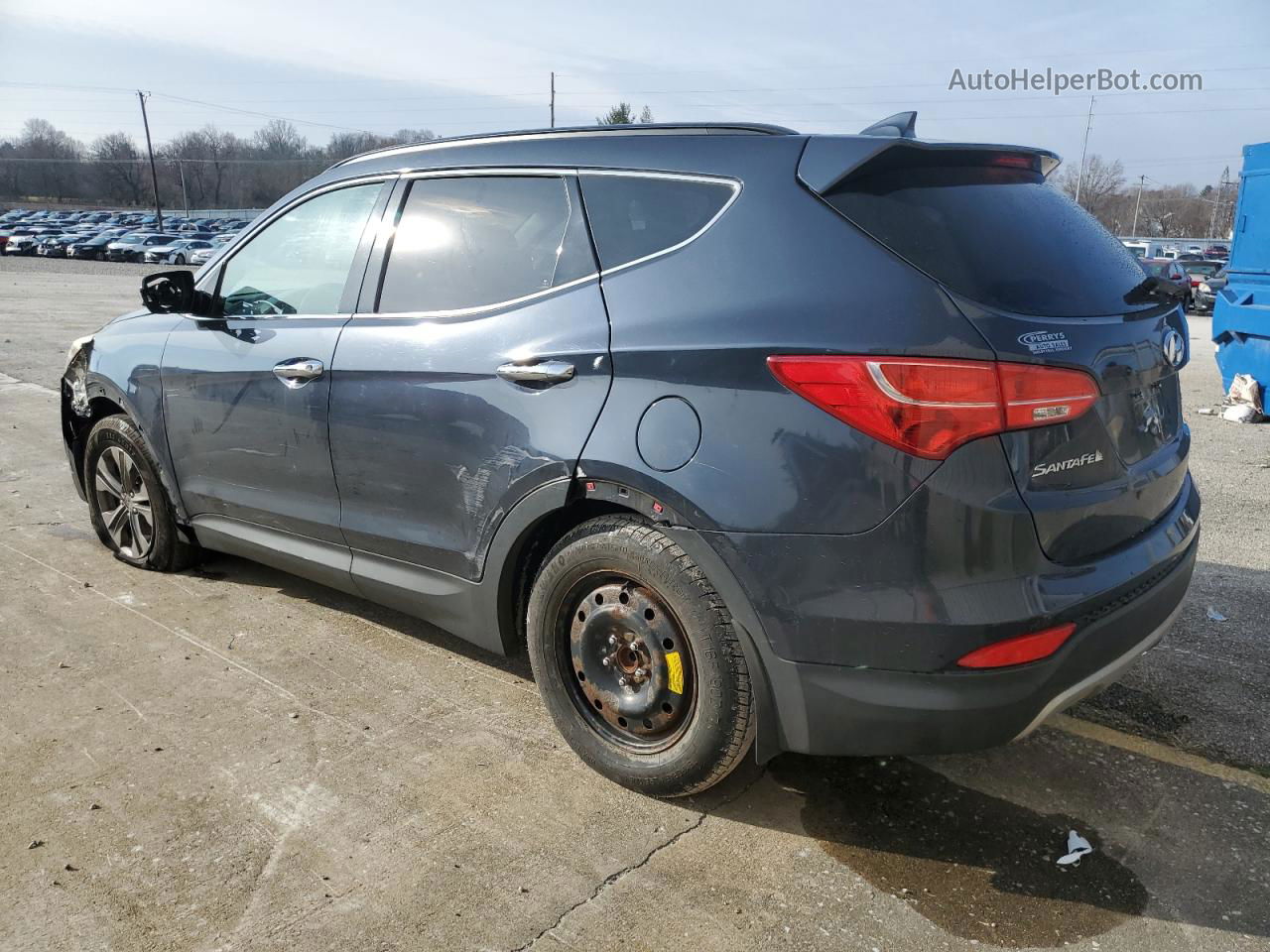 2013 Hyundai Santa Fe Sport  Blue vin: 5XYZU3LB9DG096740