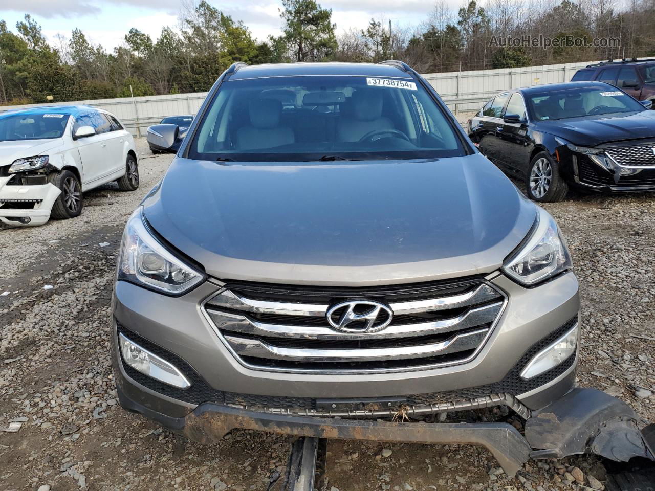 2013 Hyundai Santa Fe Sport  Green vin: 5XYZU3LB9DG107901