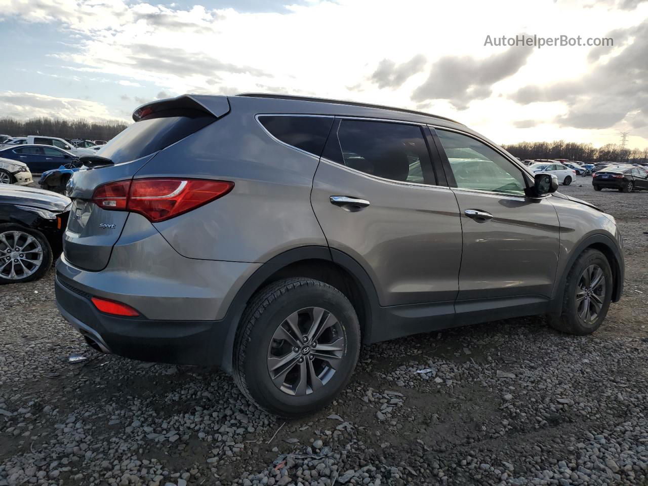 2013 Hyundai Santa Fe Sport  Зеленый vin: 5XYZU3LB9DG107901