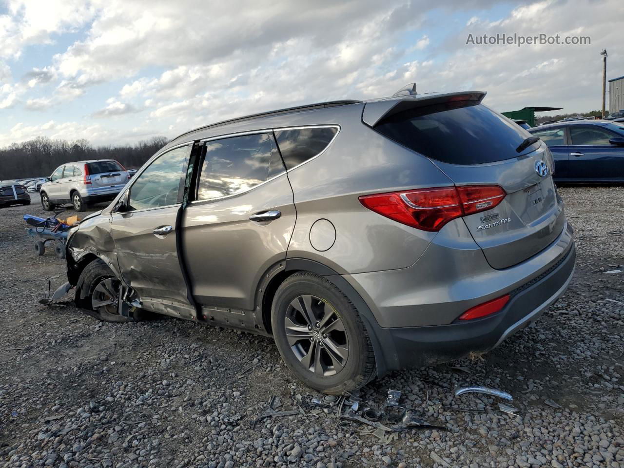 2013 Hyundai Santa Fe Sport  Зеленый vin: 5XYZU3LB9DG107901