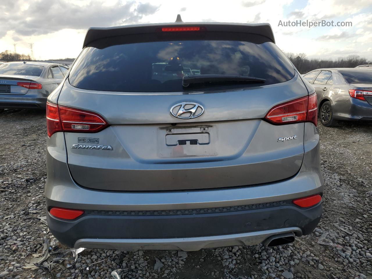 2013 Hyundai Santa Fe Sport  Green vin: 5XYZU3LB9DG107901