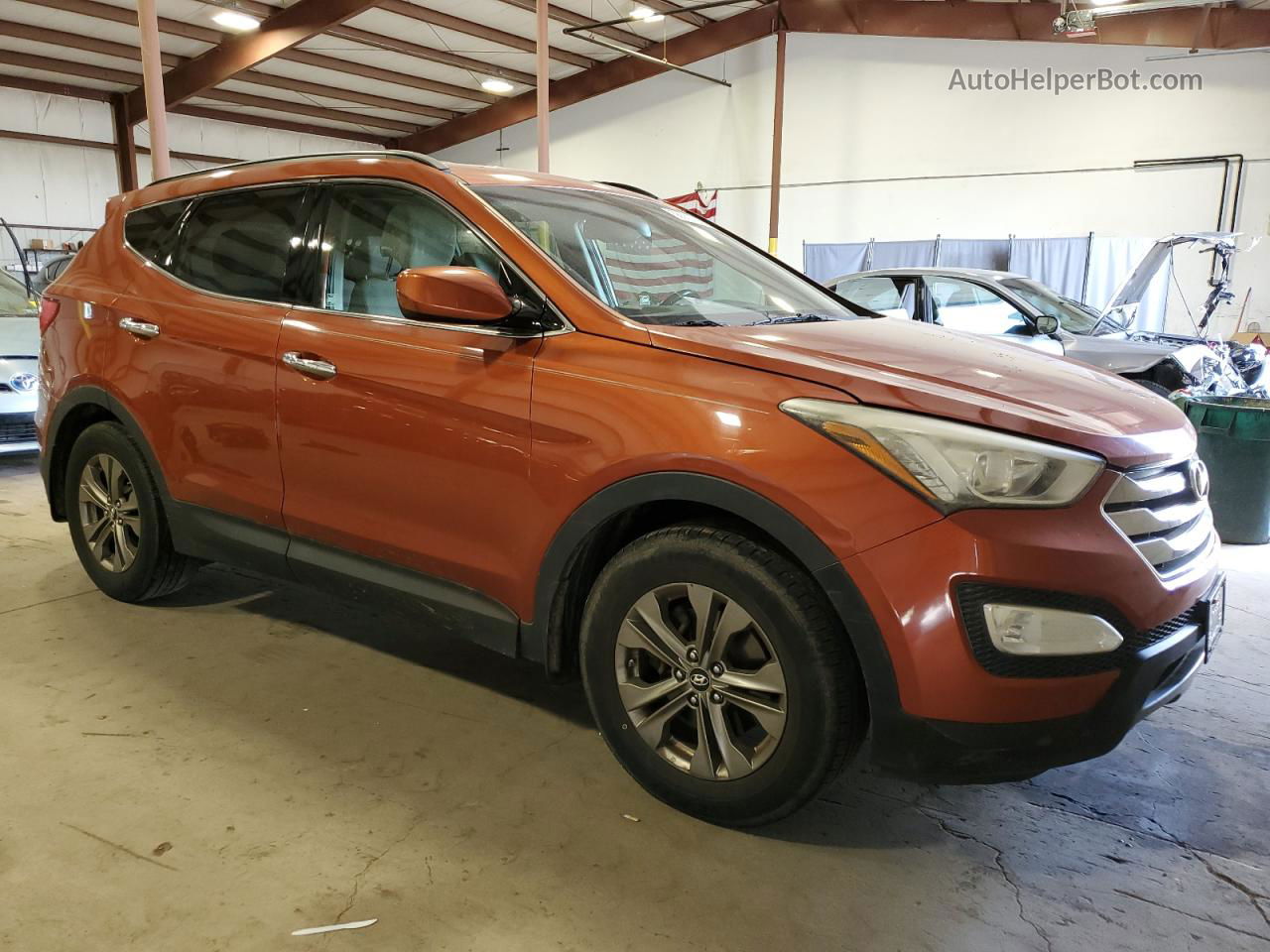 2014 Hyundai Santa Fe Sport  Orange vin: 5XYZU3LB9EG159997