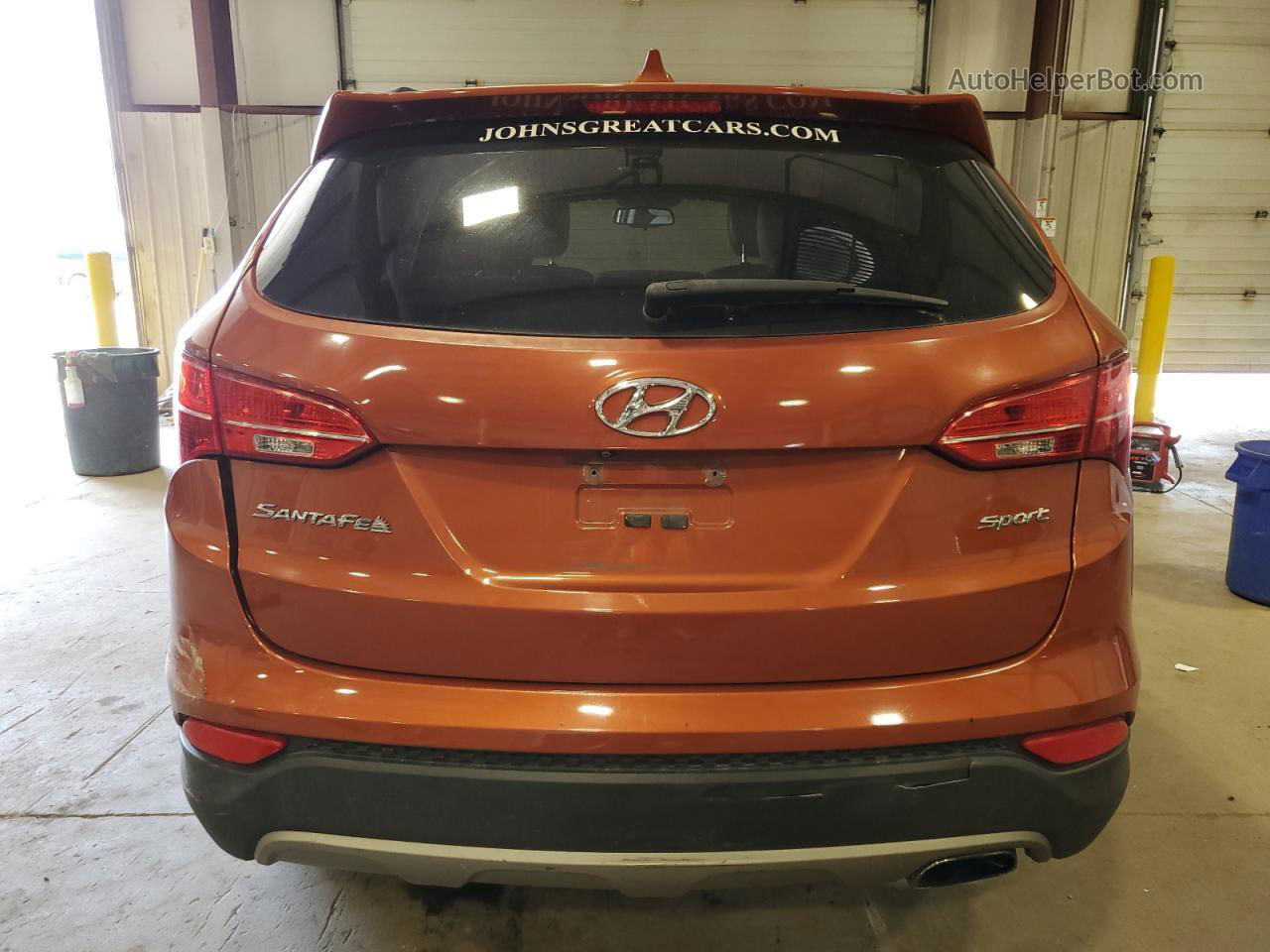 2014 Hyundai Santa Fe Sport  Orange vin: 5XYZU3LB9EG159997