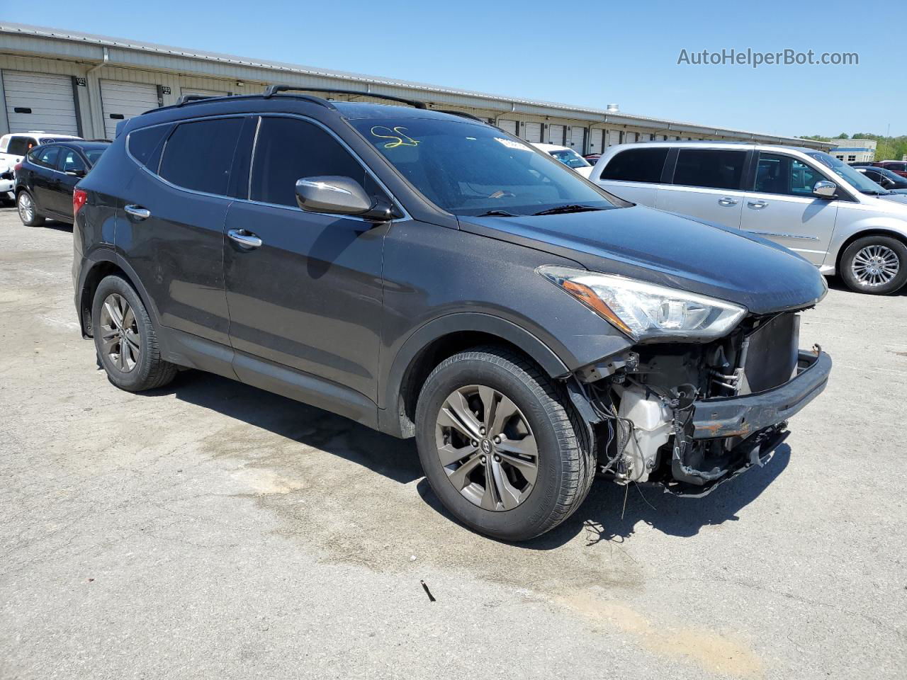 2014 Hyundai Santa Fe Sport  Gray vin: 5XYZU3LB9EG161782