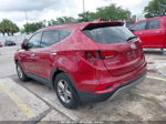 2018 Hyundai Santa Fe Sport 2.4l Red vin: 5XYZU3LB9JG509753