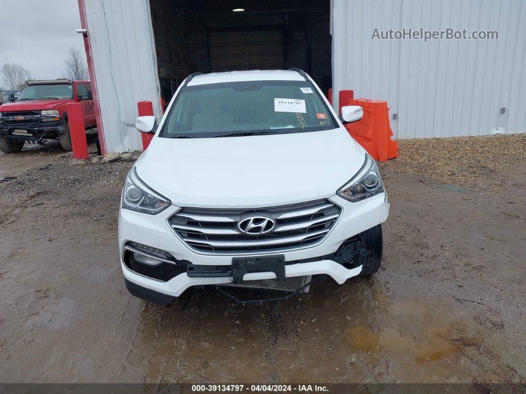 2018 Hyundai Santa Fe Sport 2.4l White vin: 5XYZU3LB9JG543255