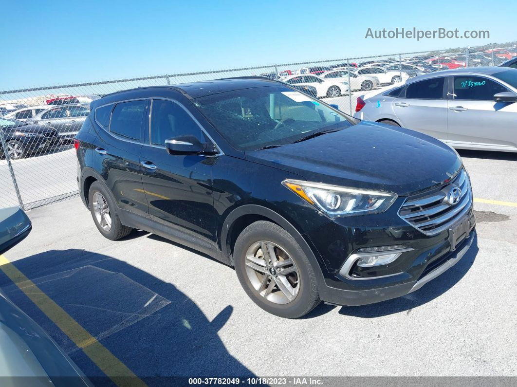 2018 Hyundai Santa Fe Sport 2.4l Черный vin: 5XYZU3LB9JG545524