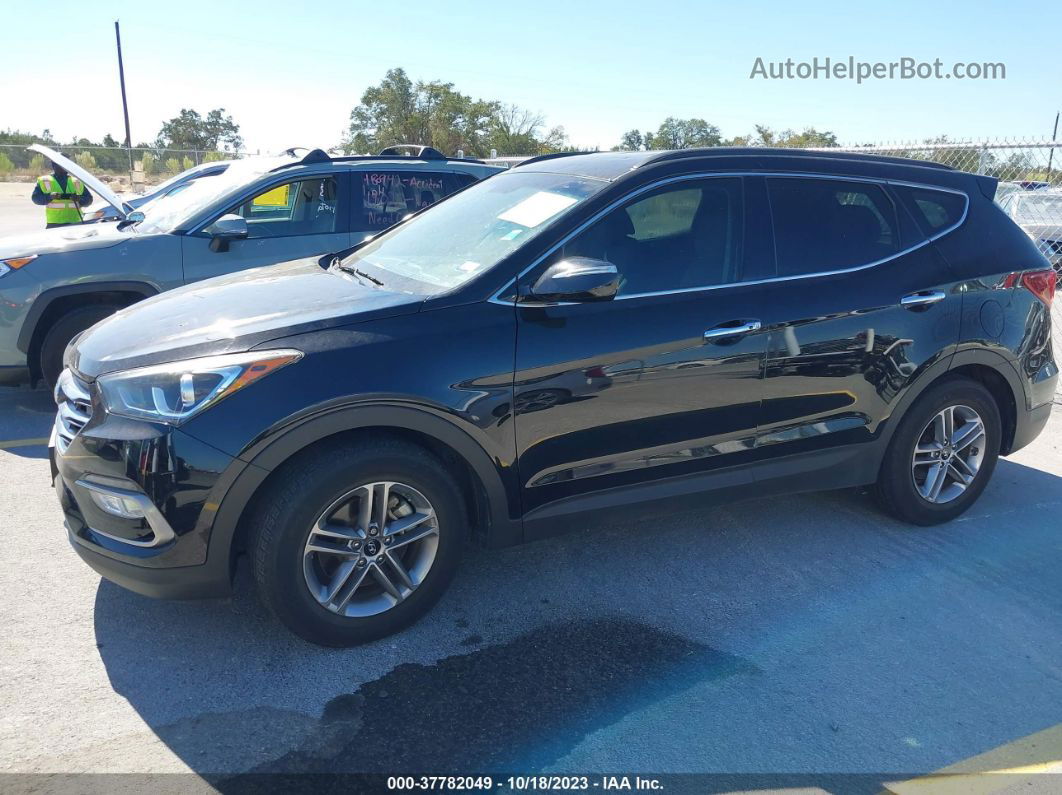 2018 Hyundai Santa Fe Sport 2.4l Черный vin: 5XYZU3LB9JG545524