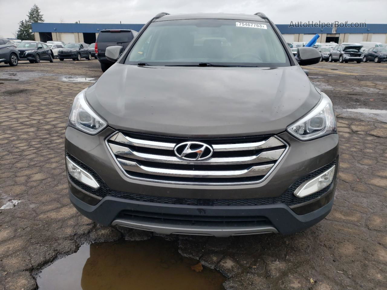 2013 Hyundai Santa Fe Sport  Желто-коричневый vin: 5XYZU3LBXDG058692