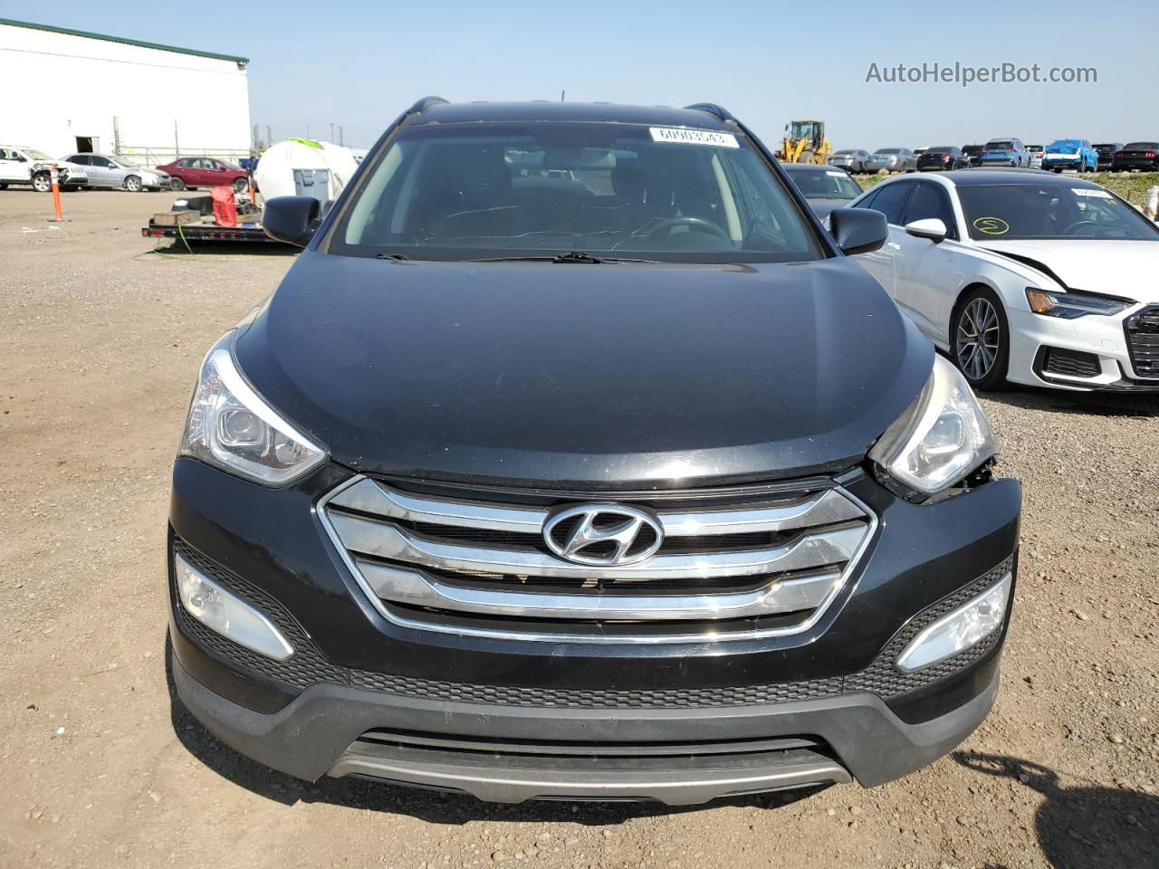 2014 Hyundai Santa Fe Sport  Black vin: 5XYZU3LBXEG154615