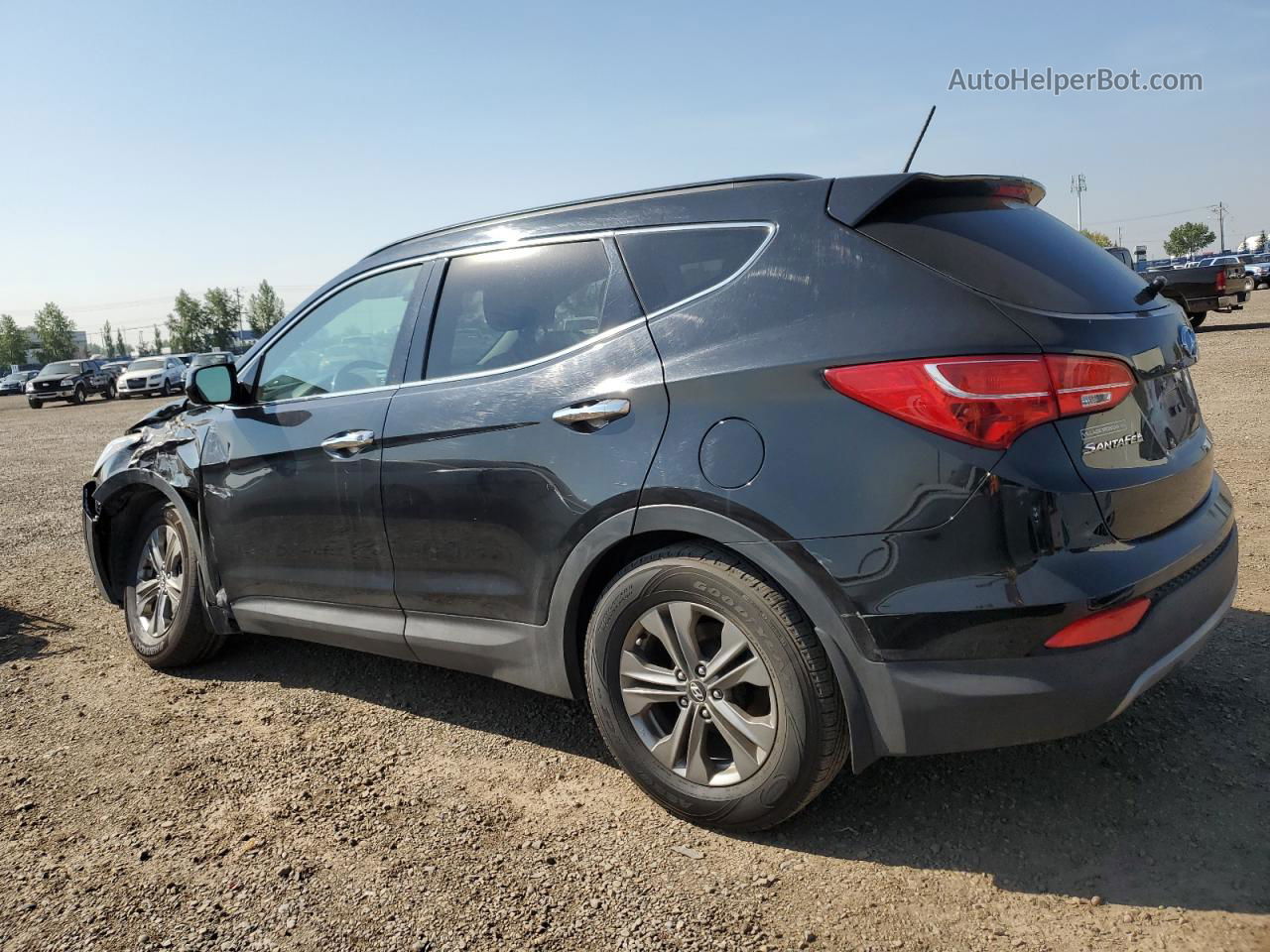 2014 Hyundai Santa Fe Sport  Black vin: 5XYZU3LBXEG154615