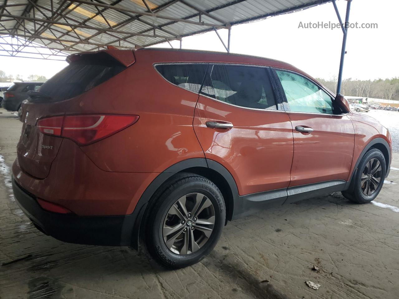 2014 Hyundai Santa Fe Sport  Orange vin: 5XYZU3LBXEG213548