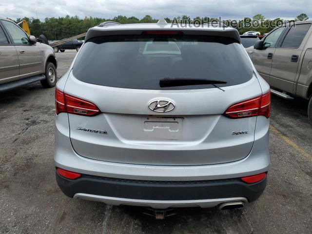 2014 Hyundai Santa Fe Sport  Серебряный vin: 5XYZU3LBXEG224923