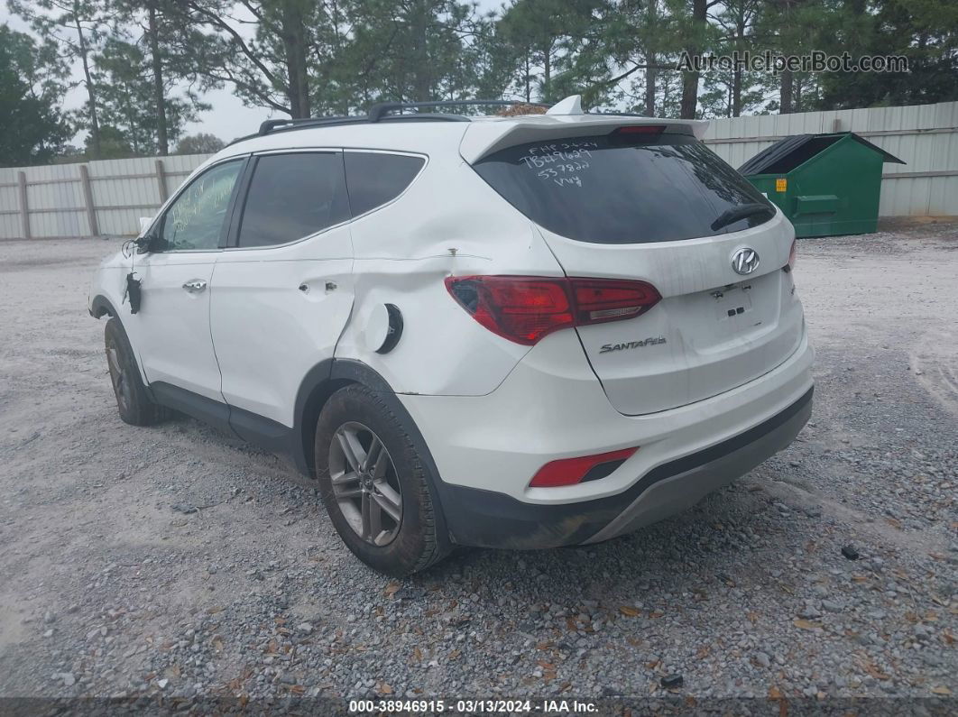 2018 Hyundai Santa Fe Sport 2.4l White vin: 5XYZU3LBXJG537822