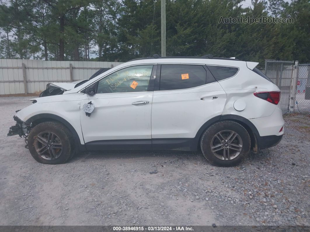 2018 Hyundai Santa Fe Sport 2.4l White vin: 5XYZU3LBXJG537822