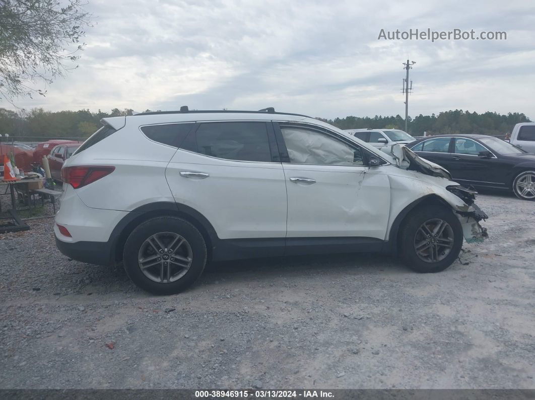 2018 Hyundai Santa Fe Sport 2.4l White vin: 5XYZU3LBXJG537822