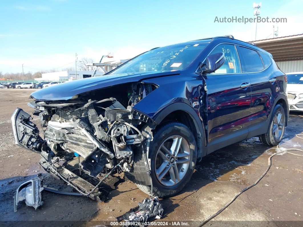 2018 Hyundai Santa Fe Sport 2.4l Синий vin: 5XYZU3LBXJG544365