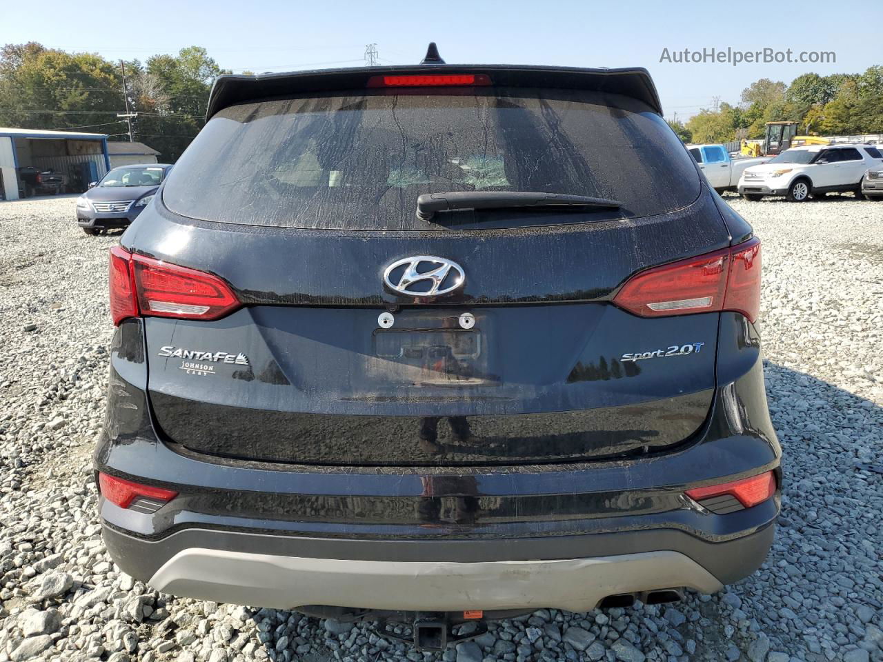 2018 Hyundai Santa Fe Sport  Black vin: 5XYZU4LA1JG549922