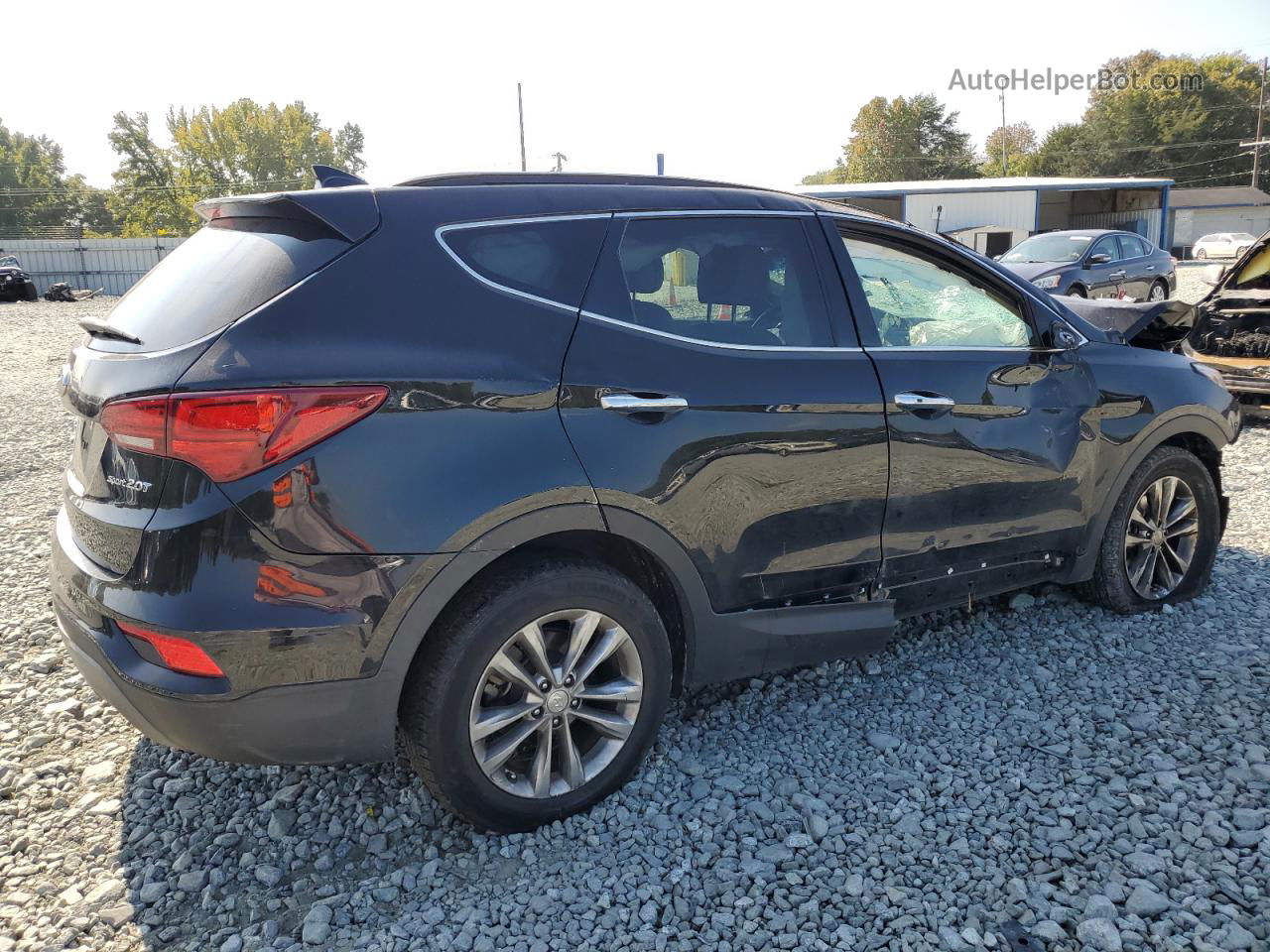 2018 Hyundai Santa Fe Sport  Black vin: 5XYZU4LA1JG549922