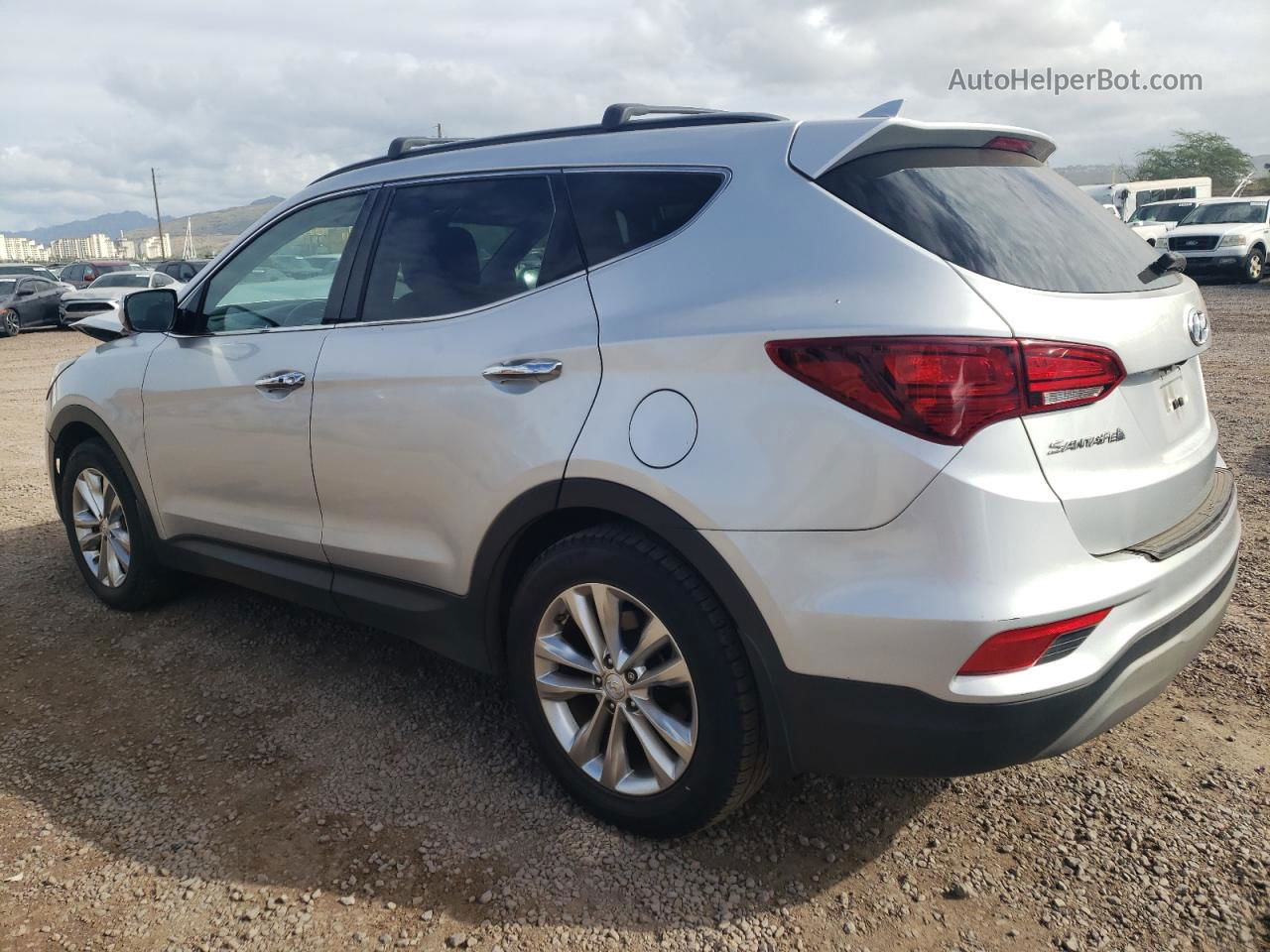 2018 Hyundai Santa Fe Sport  Silver vin: 5XYZU4LA3JG563630