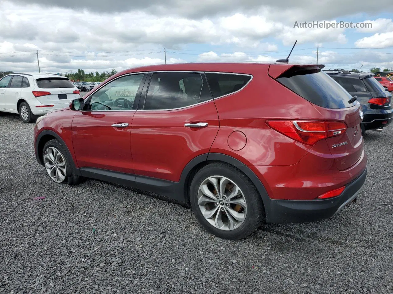 2013 Hyundai Santa Fe Sport  Burgundy vin: 5XYZUDLA0DG084649