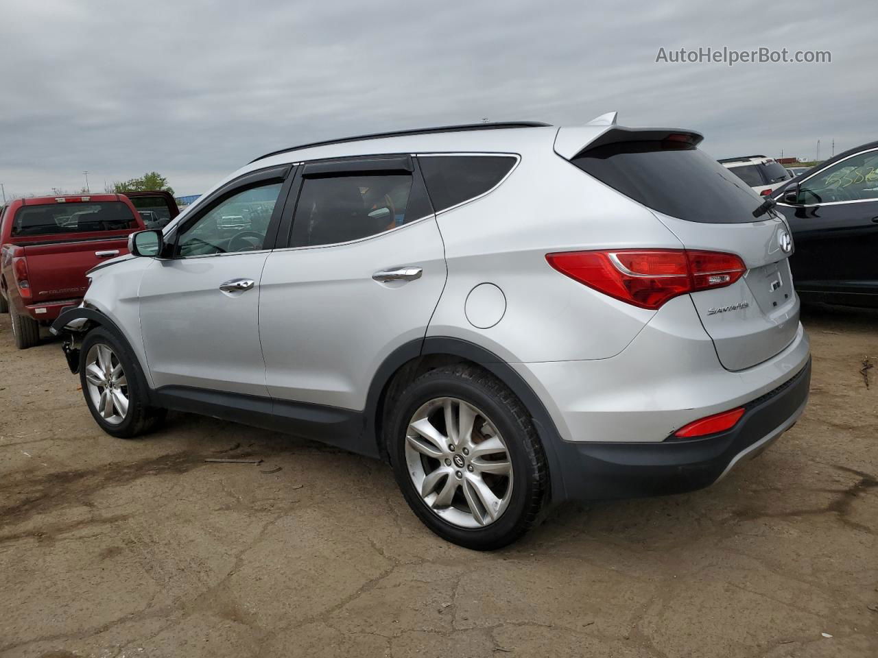 2013 Hyundai Santa Fe Sport  Серебряный vin: 5XYZUDLA0DG095604