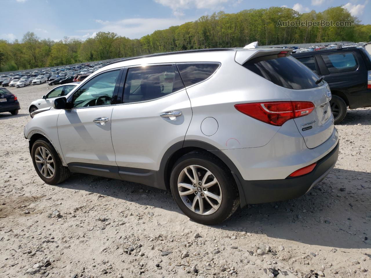 2014 Hyundai Santa Fe Sport  Silver vin: 5XYZUDLA0EG188494