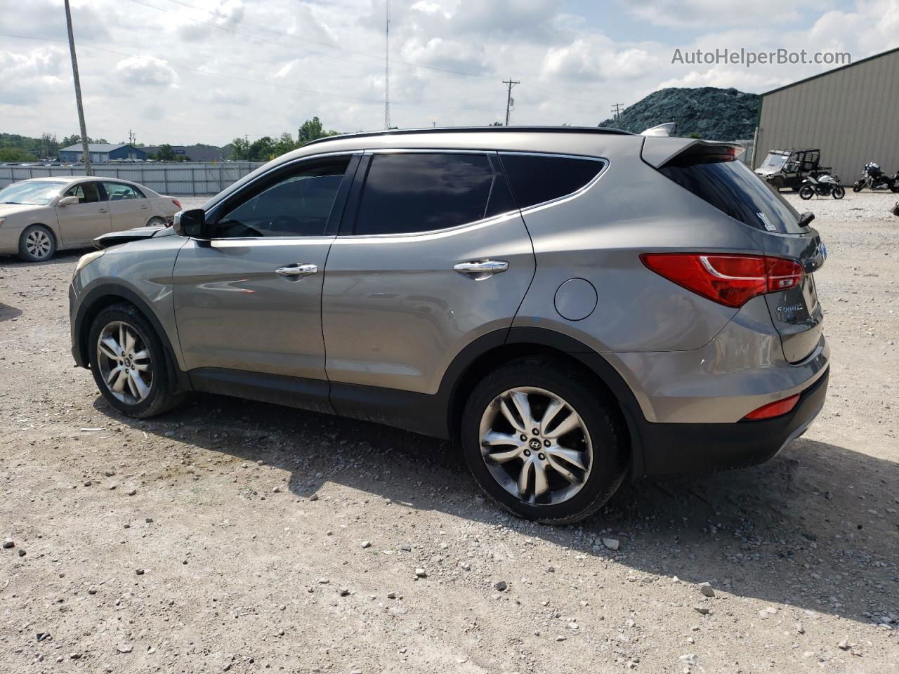 2013 Hyundai Santa Fe Sport  Gray vin: 5XYZUDLA1DG084224