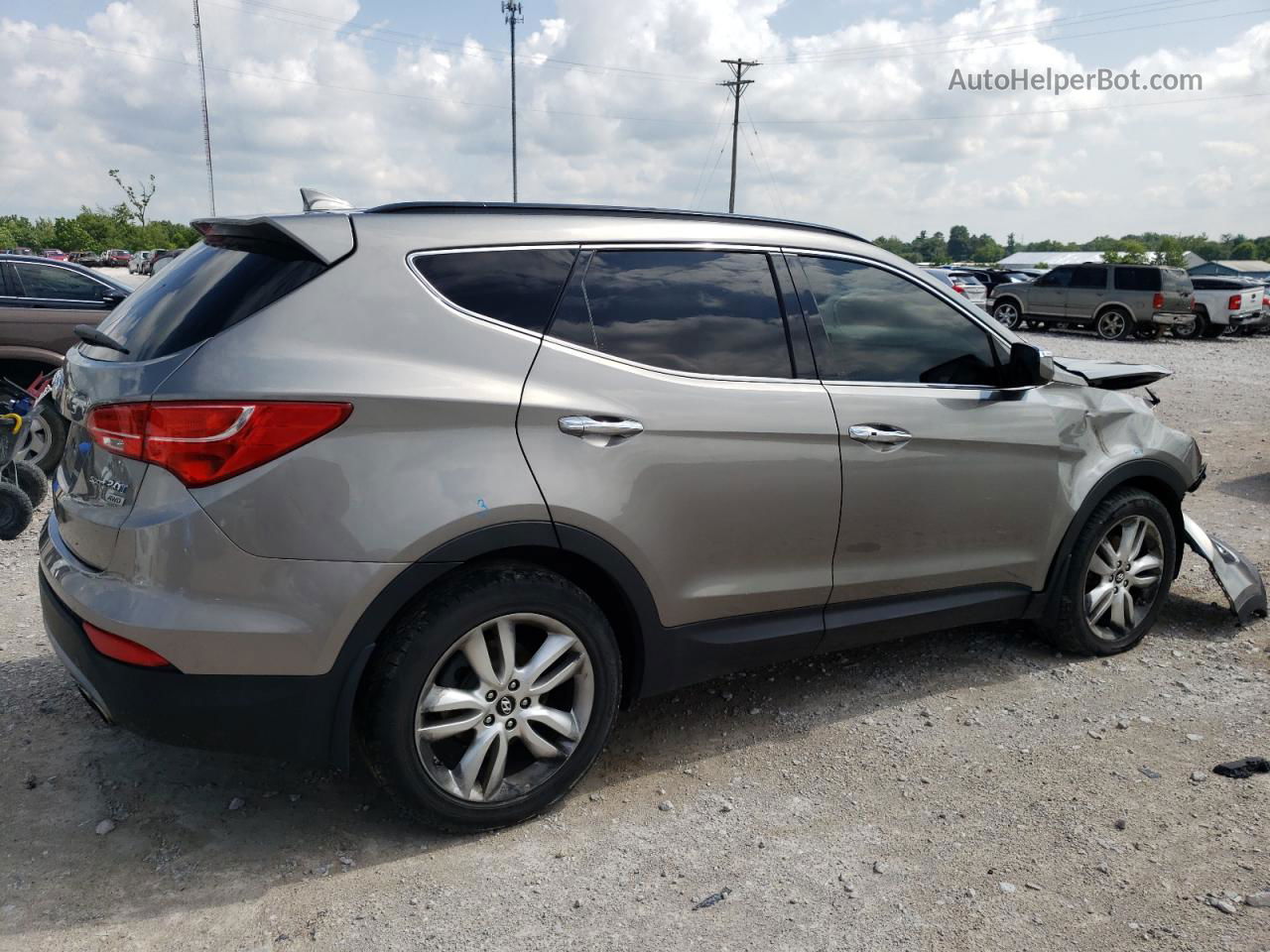 2013 Hyundai Santa Fe Sport  Серый vin: 5XYZUDLA1DG084224