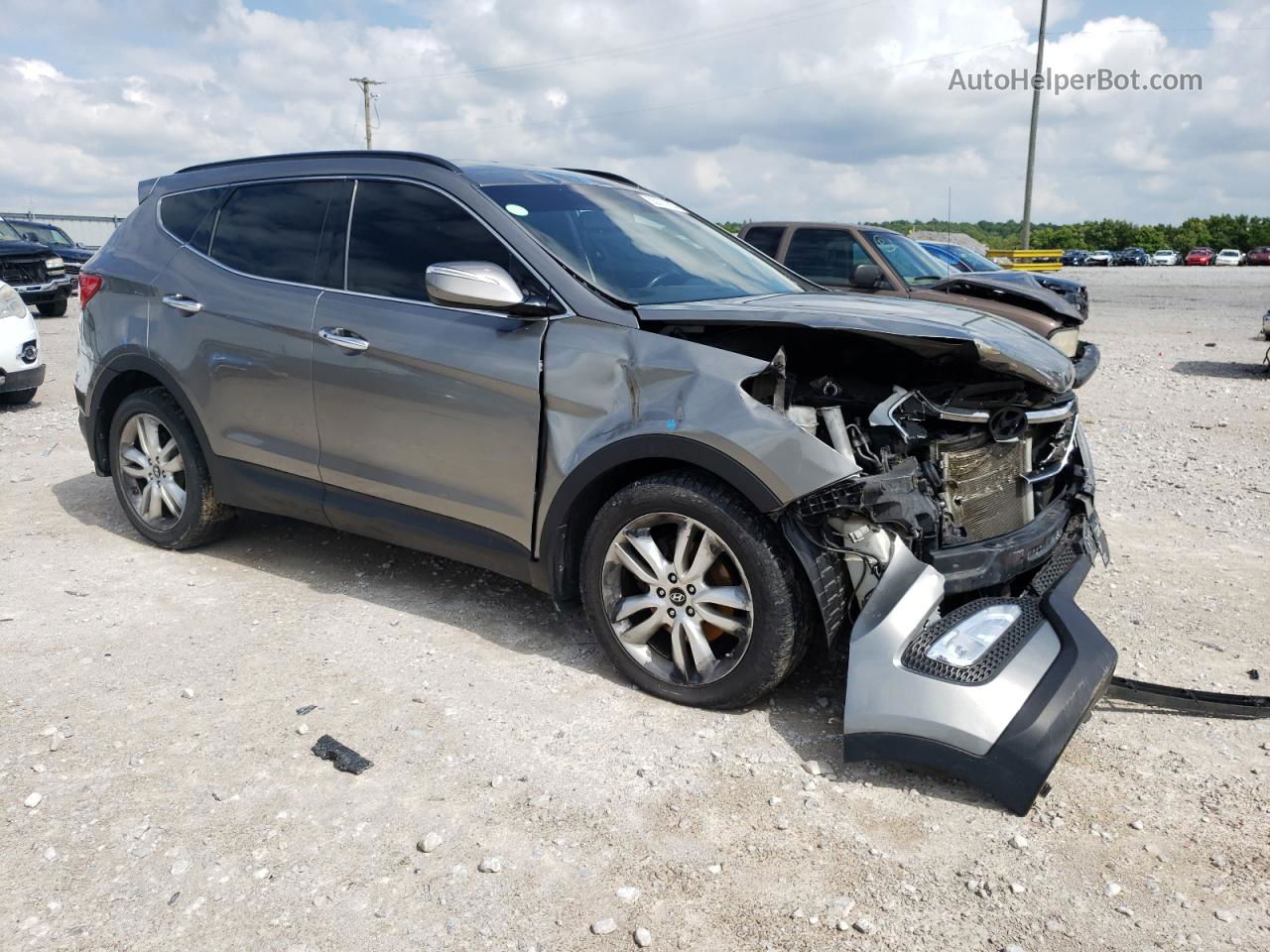 2013 Hyundai Santa Fe Sport  Серый vin: 5XYZUDLA1DG084224