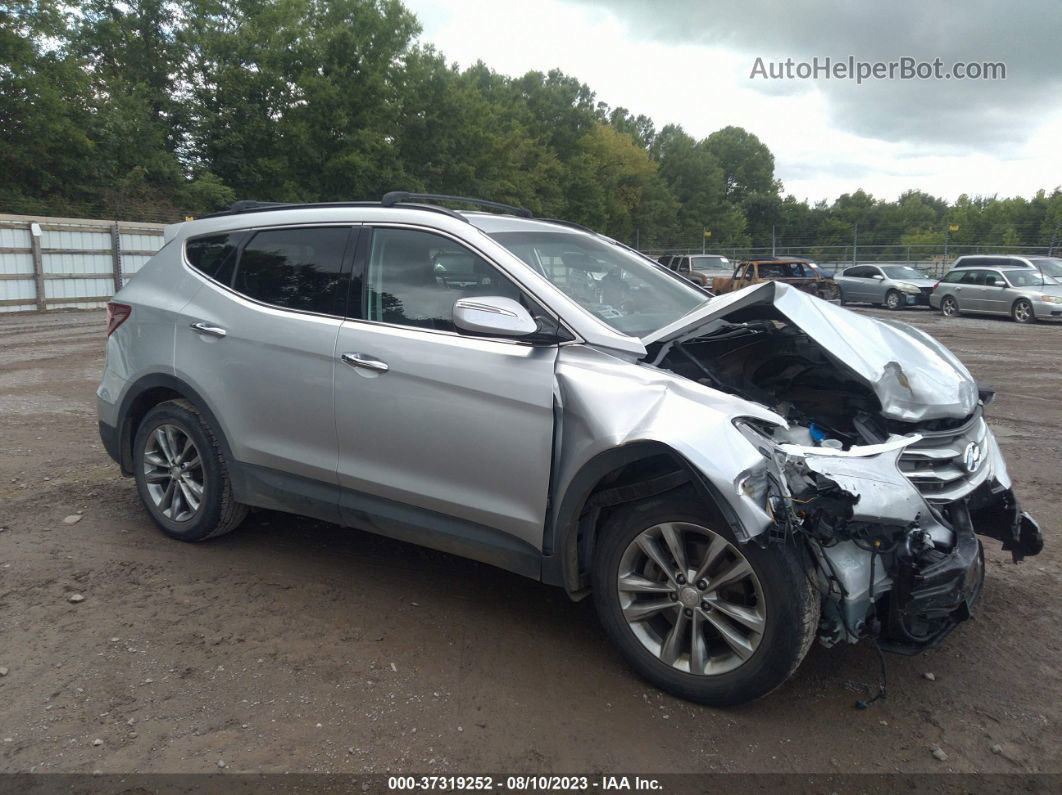 2018 Hyundai Santa Fe Sport 2.0t Silver vin: 5XYZUDLA1JG527645