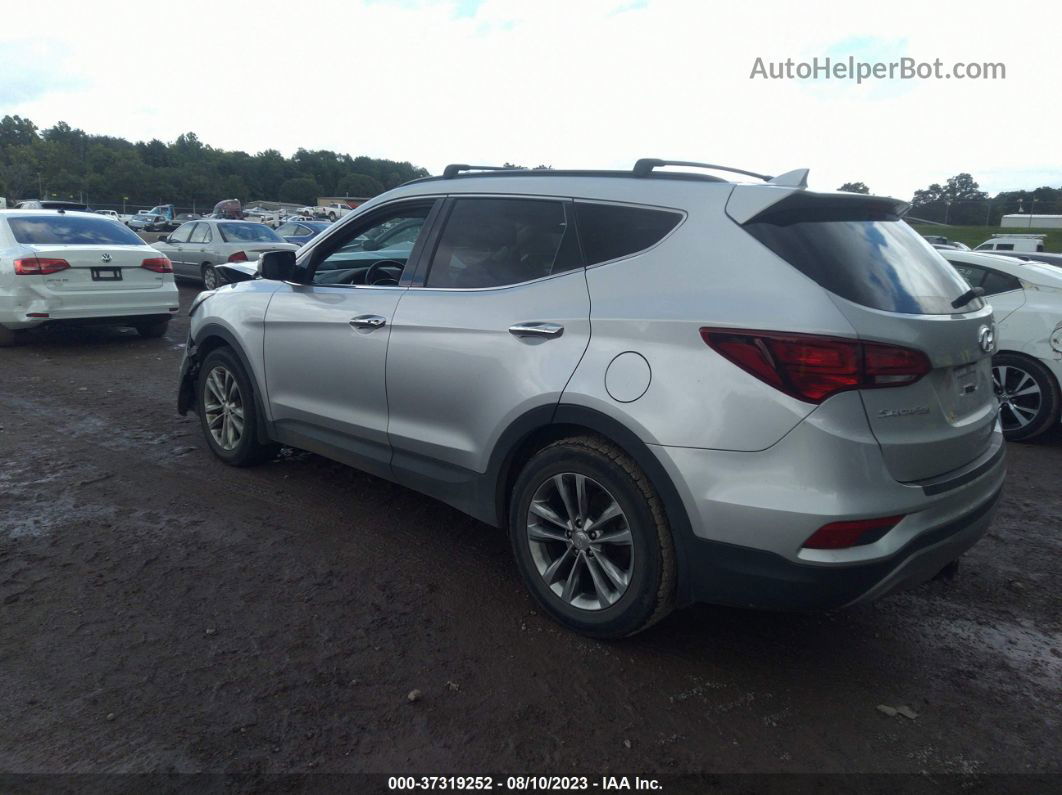 2018 Hyundai Santa Fe Sport 2.0t Silver vin: 5XYZUDLA1JG527645