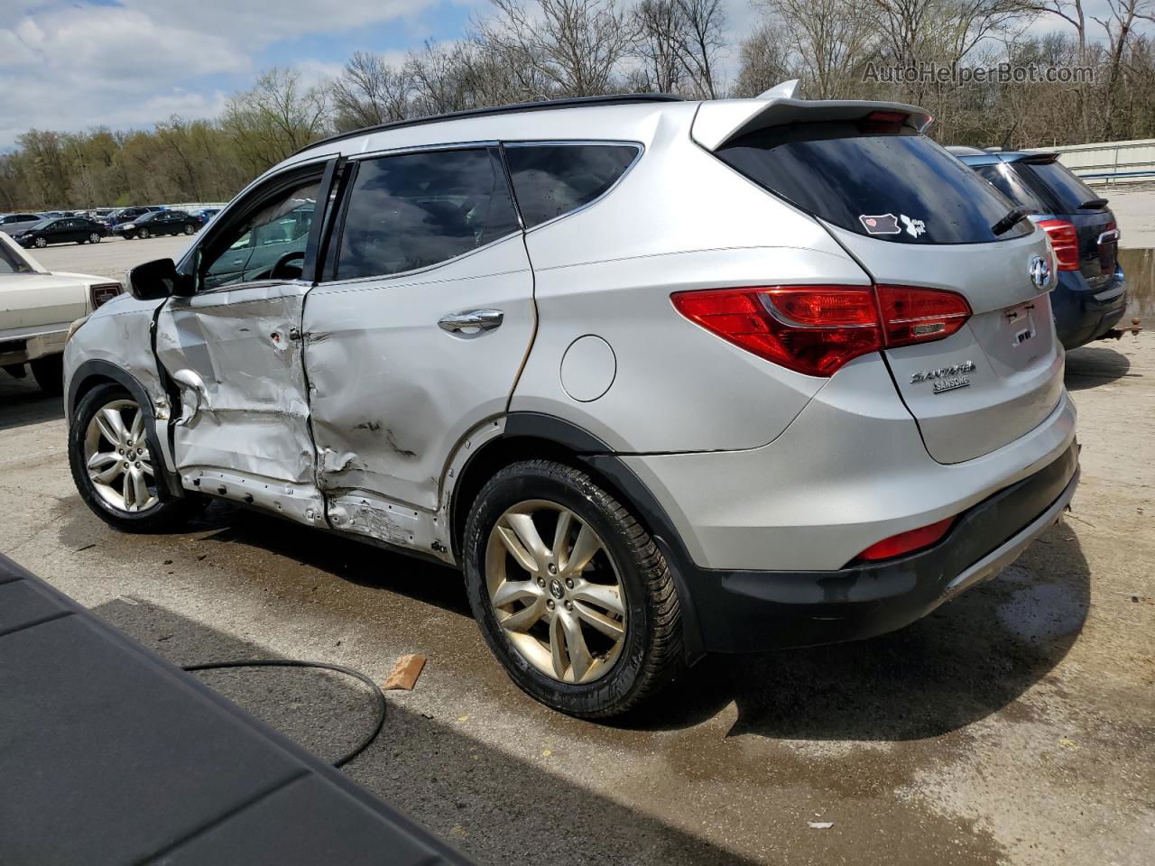 2013 Hyundai Santa Fe Sport  Silver vin: 5XYZUDLA2DG071398