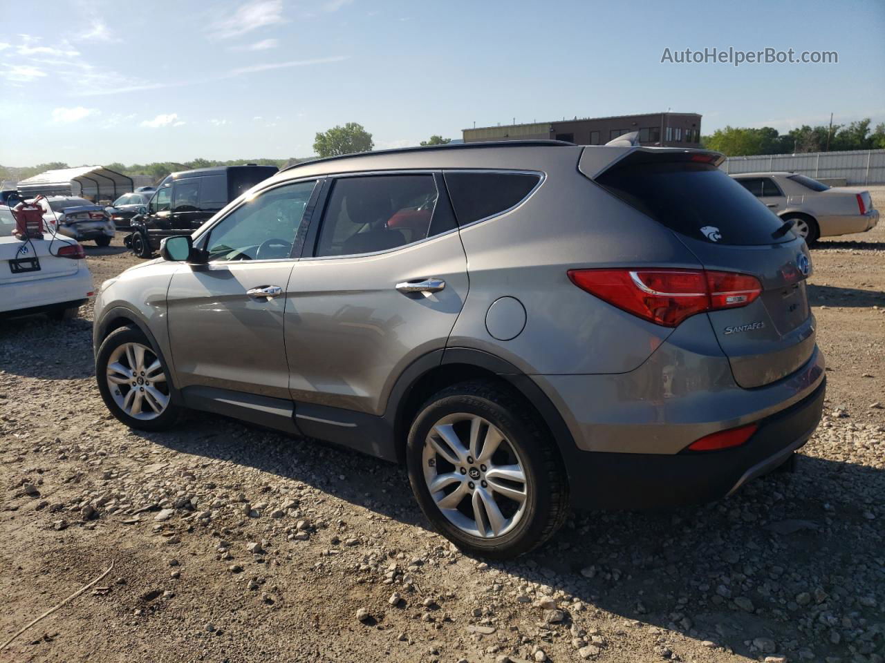 2013 Hyundai Santa Fe Sport  Gray vin: 5XYZUDLA4DG082628