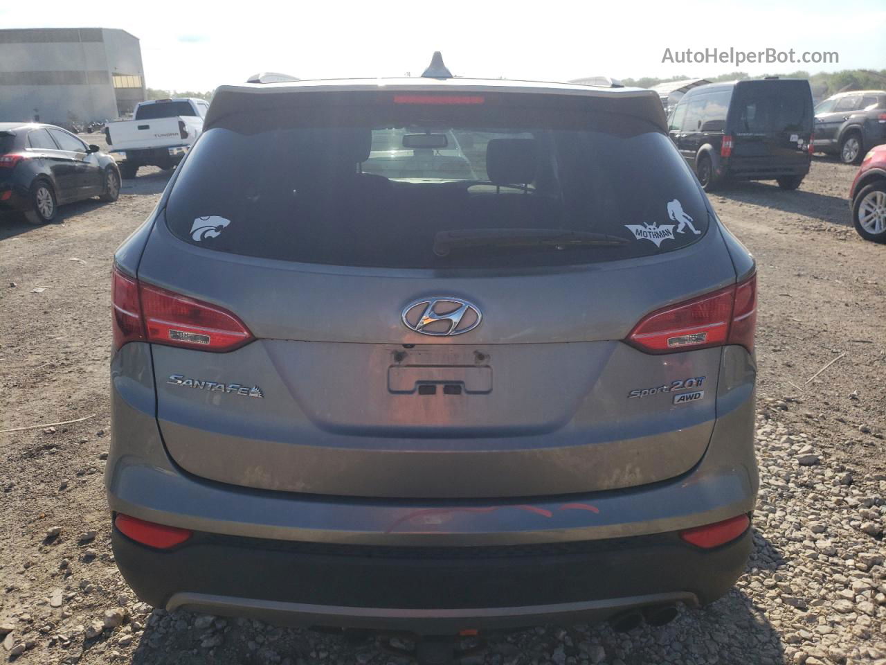 2013 Hyundai Santa Fe Sport  Gray vin: 5XYZUDLA4DG082628