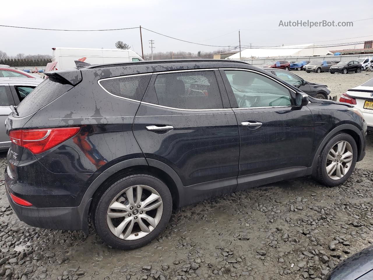 2014 Hyundai Santa Fe Sport  Black vin: 5XYZUDLA4EG196825