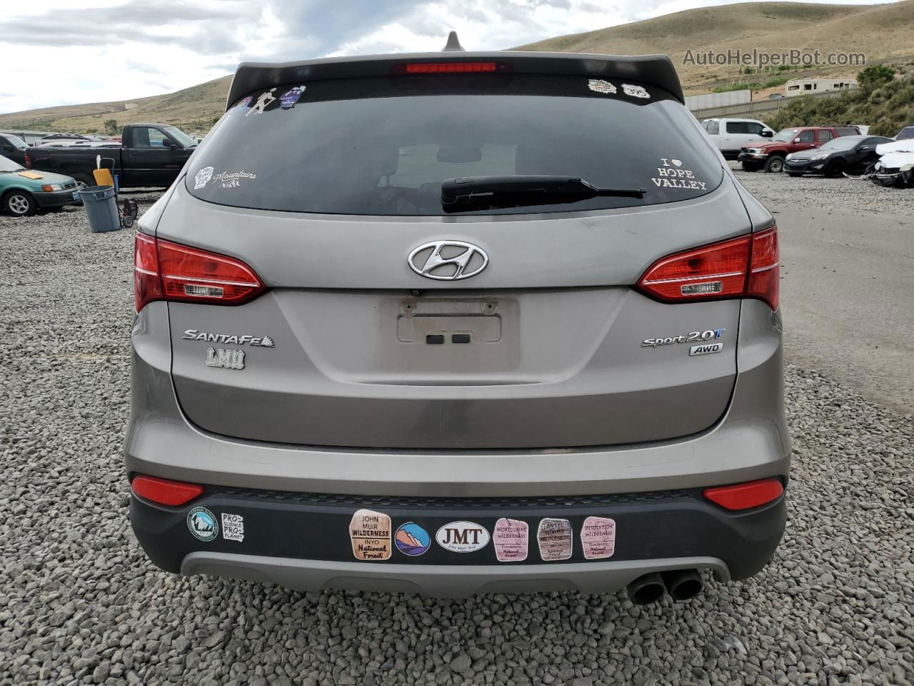 2015 Hyundai Santa Fe Sport  Gray vin: 5XYZUDLA4FG259973