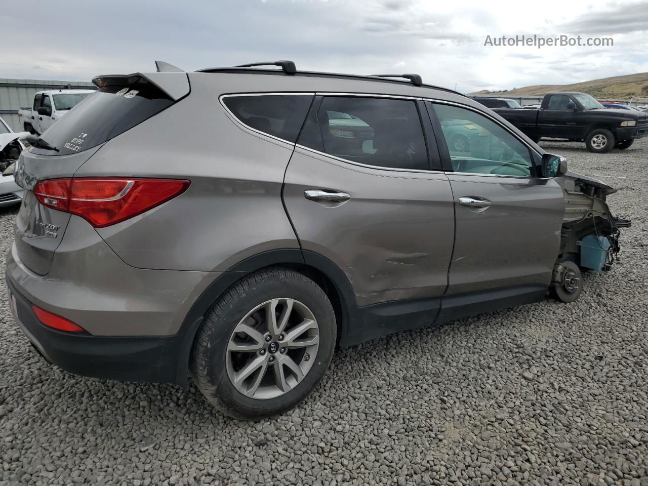 2015 Hyundai Santa Fe Sport  Gray vin: 5XYZUDLA4FG259973