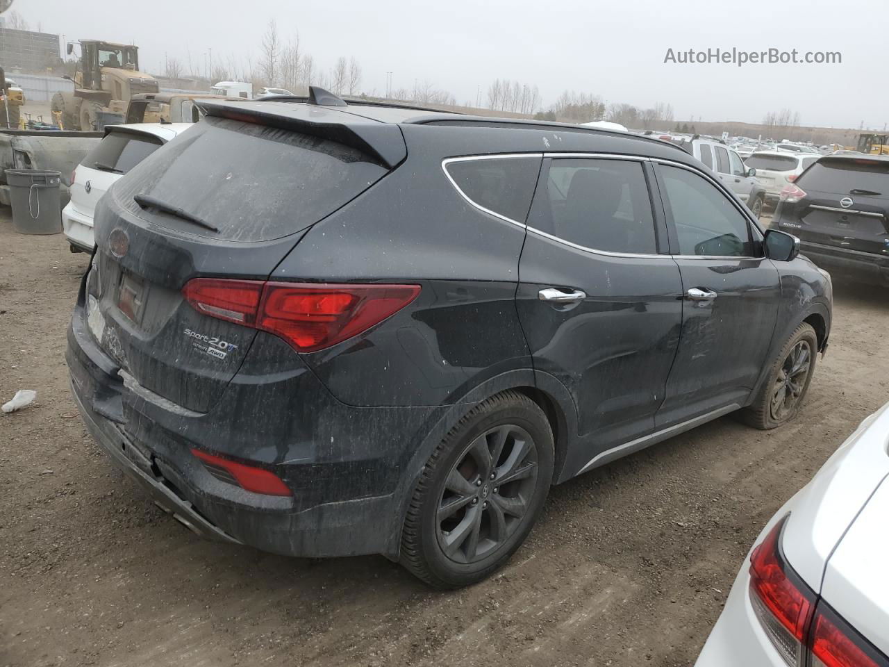 2018 Hyundai Santa Fe Sport  Black vin: 5XYZUDLA4JG526571