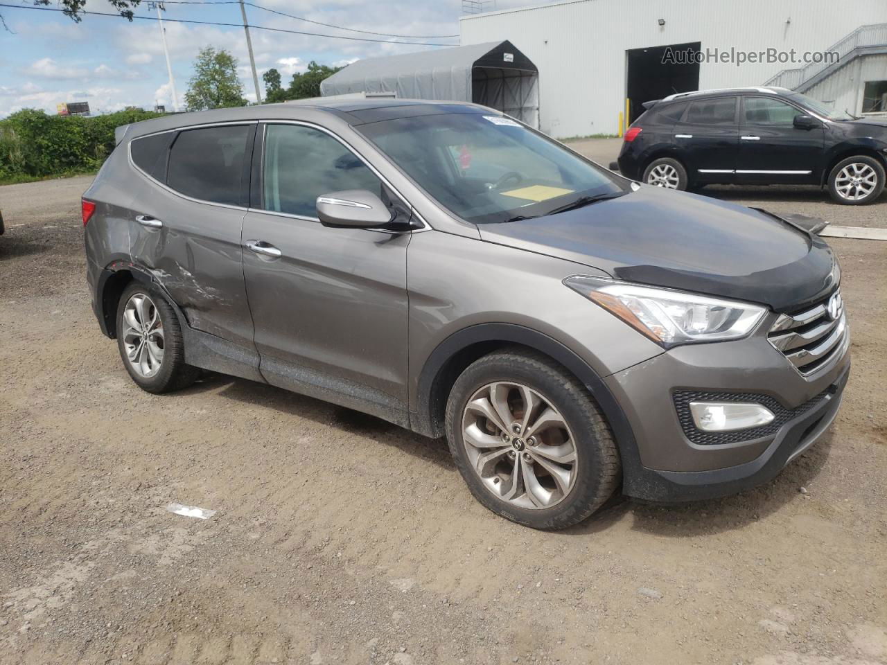 2013 Hyundai Santa Fe Sport  Silver vin: 5XYZUDLA5DG078992