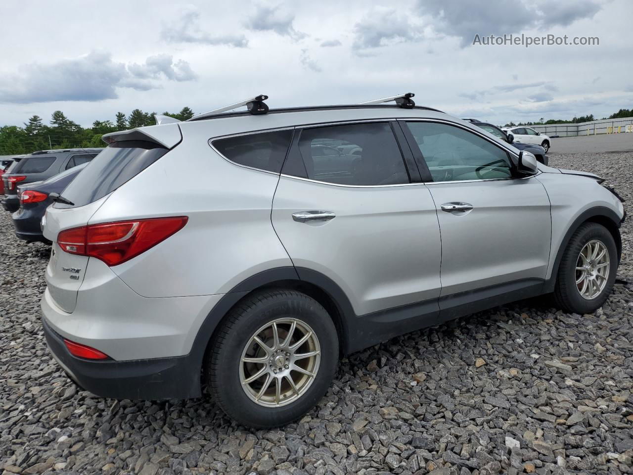 2013 Hyundai Santa Fe Sport  Silver vin: 5XYZUDLA6DG011513