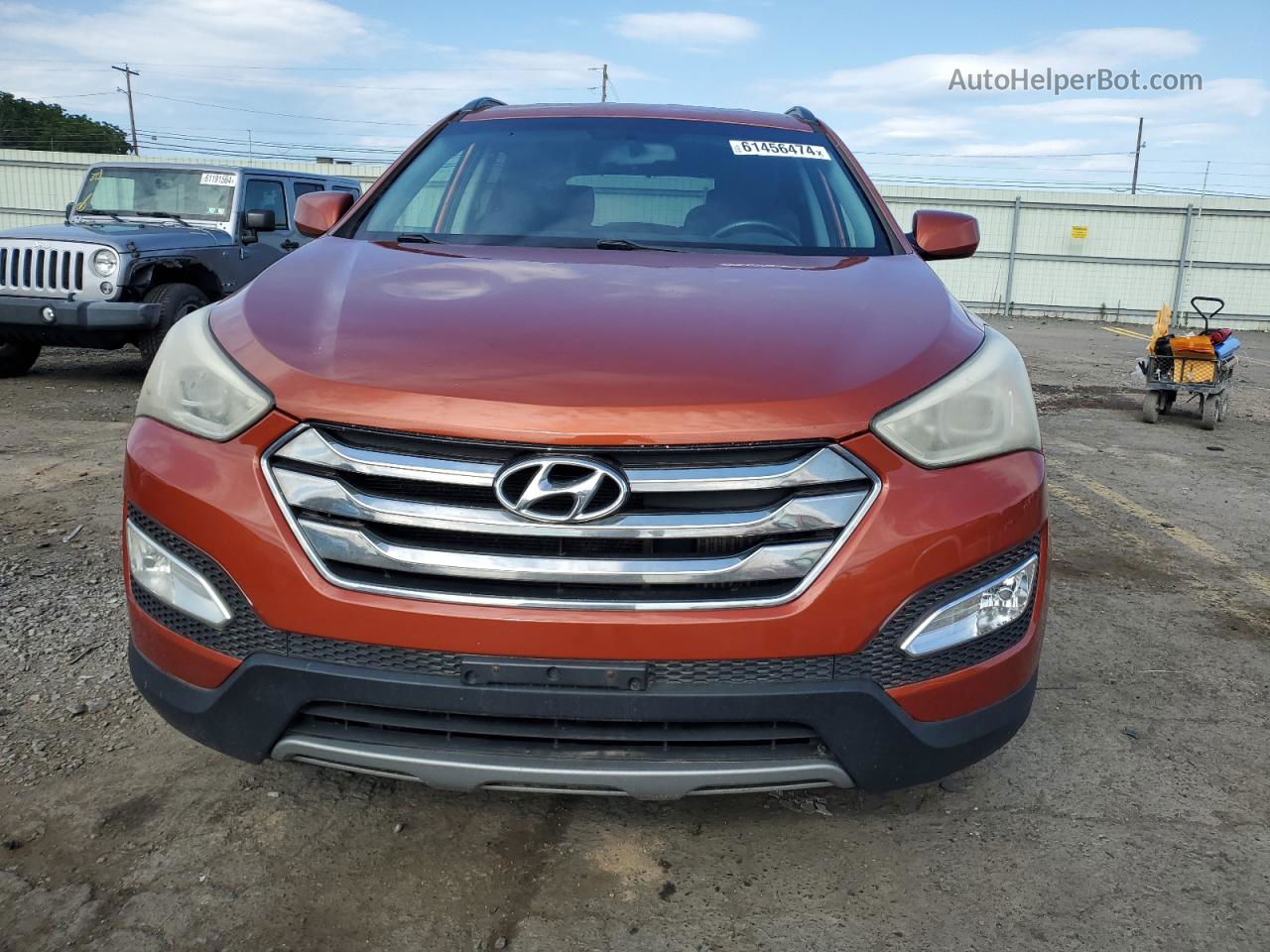 2013 Hyundai Santa Fe Sport  Оранжевый vin: 5XYZUDLA6DG045225