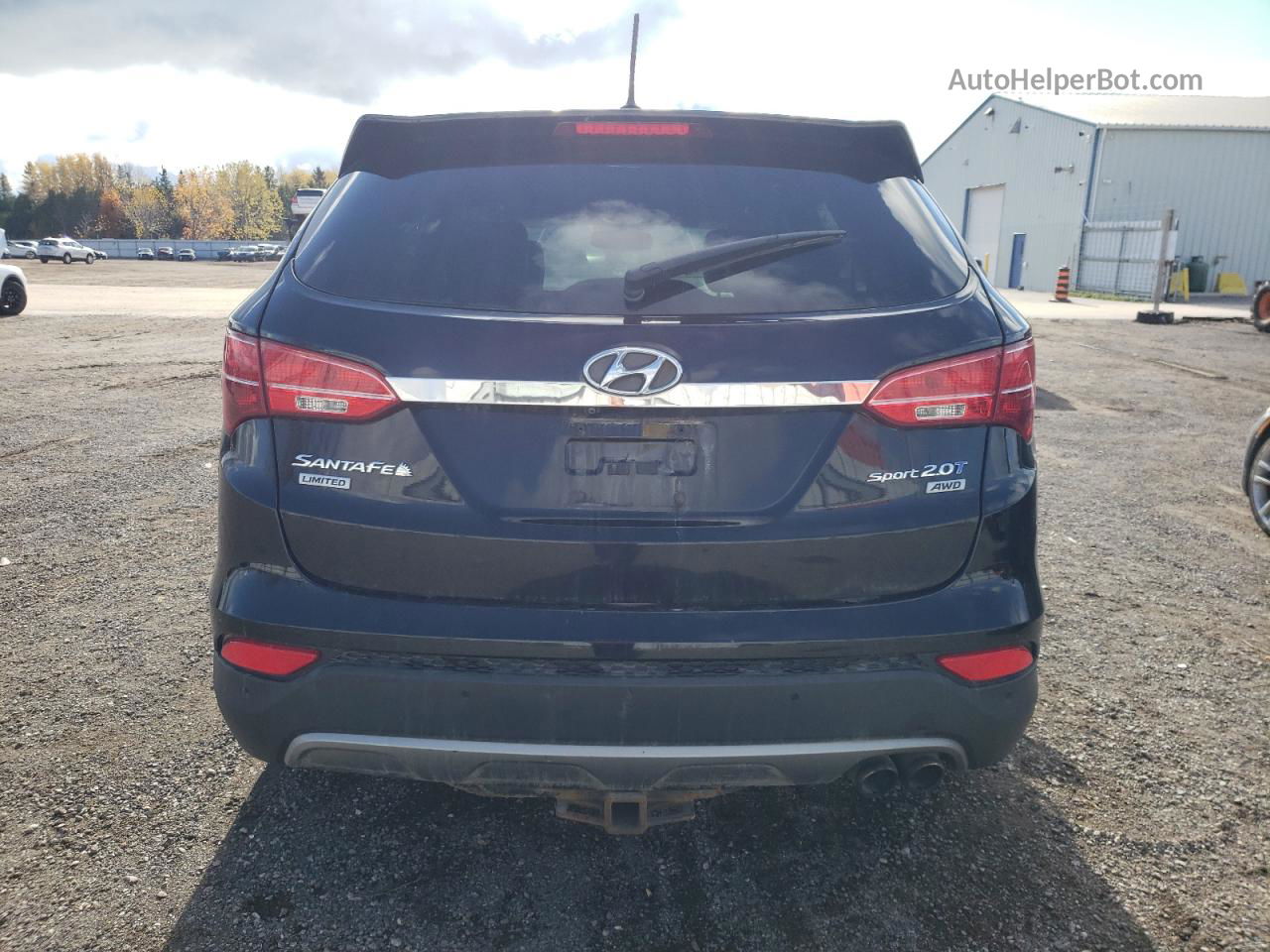 2013 Hyundai Santa Fe Sport  Черный vin: 5XYZUDLA7DG077374