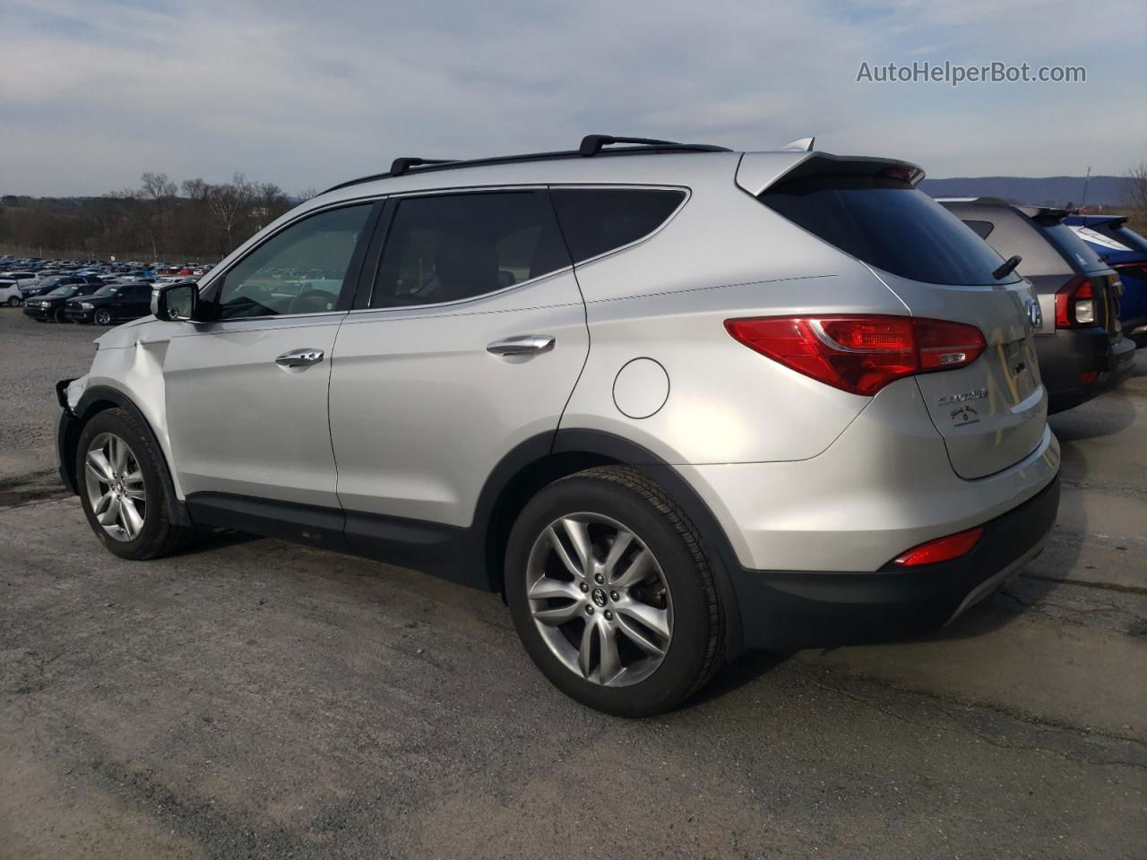 2013 Hyundai Santa Fe Sport  Silver vin: 5XYZUDLA7DG097432