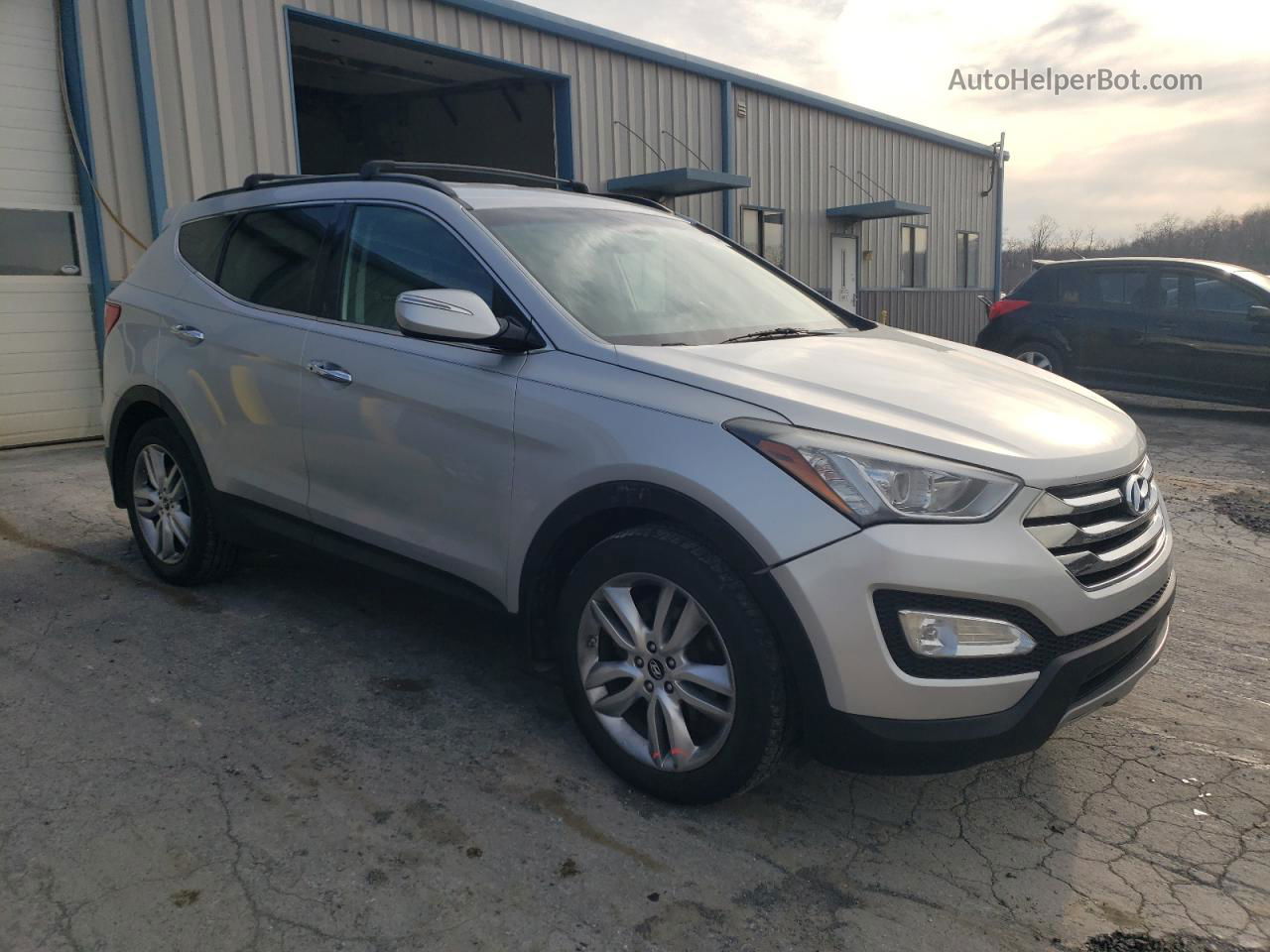 2013 Hyundai Santa Fe Sport  Silver vin: 5XYZUDLA7DG097432